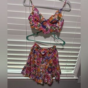 Floral two piece set